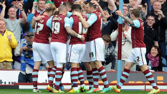 Championship side Burnley have been promoted to the Premiership