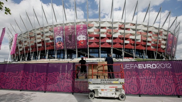 Euro 2012 National Stadium in Warsaw, Poland