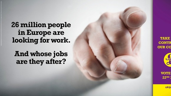 A Ukip European election campaign poster