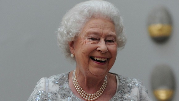 The Queen pictured in her Diamond Jubilee year