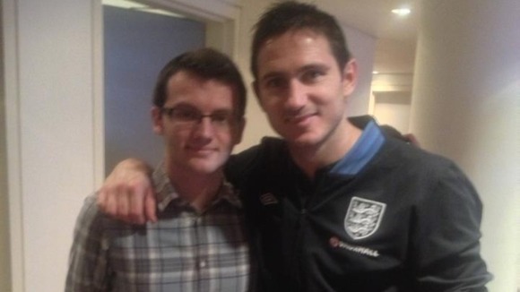 Stephen meeting Frank Lampard