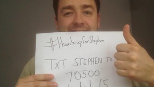 Jason Manford with a charity selfie