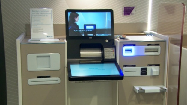 A Barclays machine.