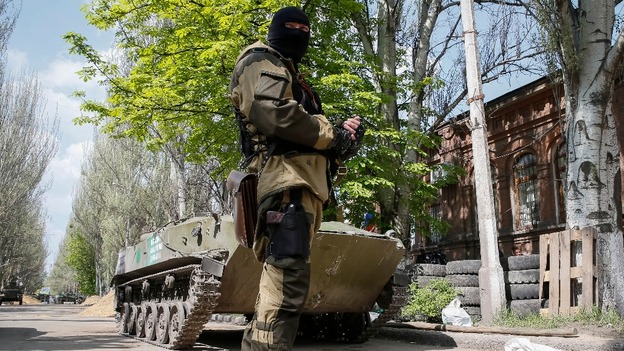 Ukrainian and separatist forces have clashed in the East of the country