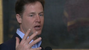 Nick Clegg was in Colchester today.