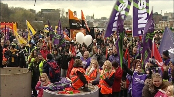 Unison protests
