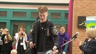Bailey takes to the stage at Milton Keynes College.