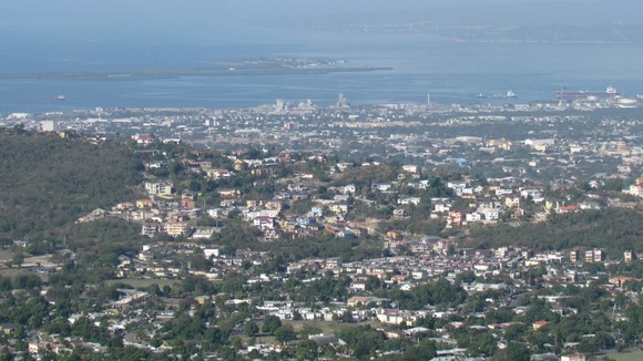 The Jamaican capital, Kingston.
