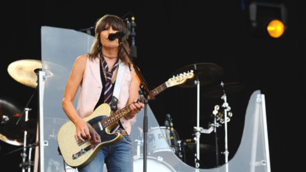 American singer Chrissie Hynde.