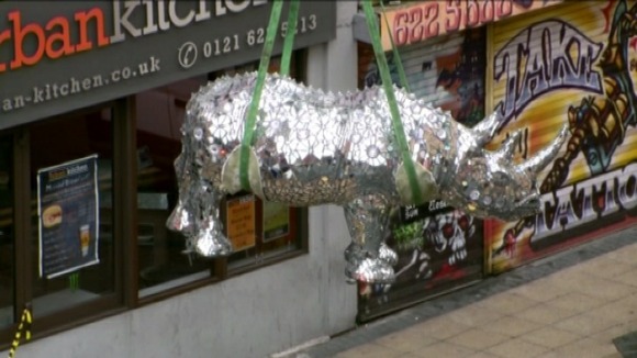 Rhinestone rhino