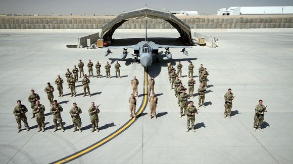 The Royal Air Force at Kandahar Airfield, Afghanistan. 