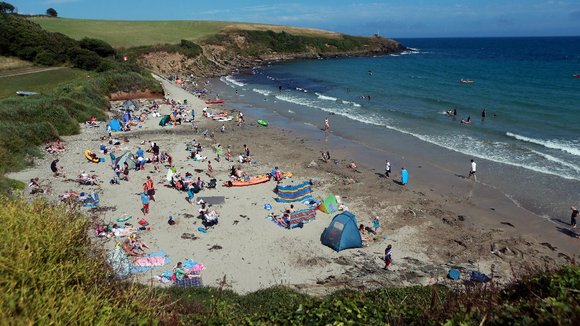 Cornwall beaches were worst-hit by marine litter.