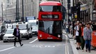 Bus lane in central London