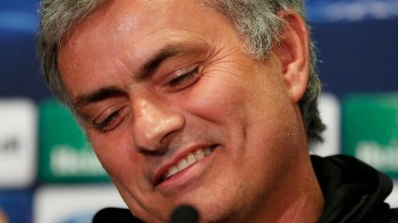 Chelsea Manager José Mourinho smiling during a press conference