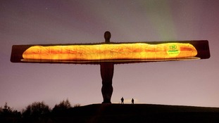 Angel with projected baguette