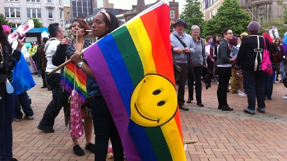 Rainbow flags and union jack flags will be adorning the streets of Birmingham