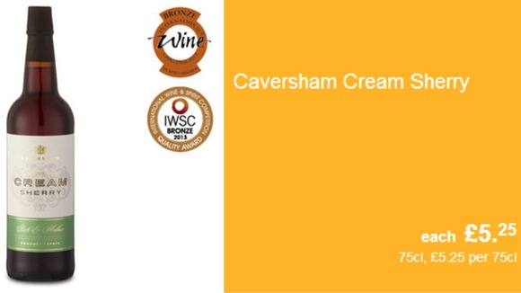 The own-brand sherry has now got a new gold medal to add to its collection of bronze awards.
