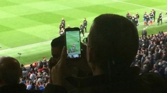 James Wilson's family also filmed him coming off the pitch