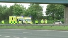 Ambulances attending a crash