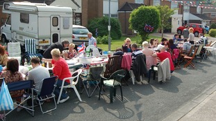 A Royal Wedding street party in 2011