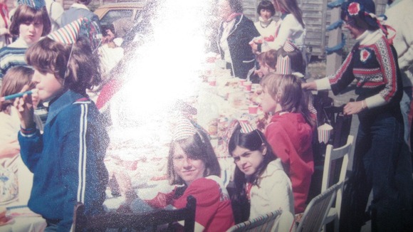 The Lon Werdd street party in 1977