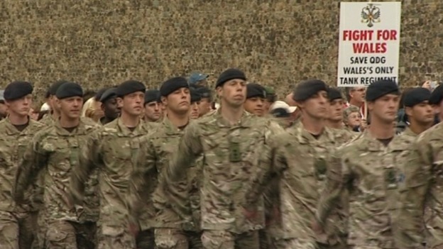 1st The Queen's Dragoon Guards' homecoming parade in Cardiff