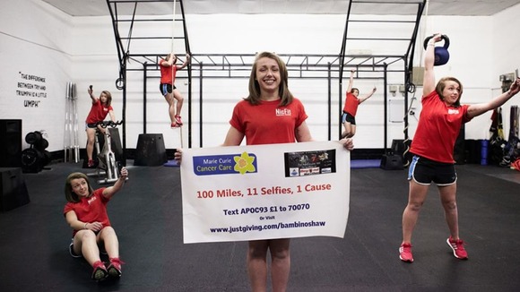 Sarah-Lousie is raising money for charity by completing the Apocalypse 100