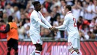 Goal scorer Danny Welbeck is replaced by Wayne Rooney, who is banned for the first two group games.