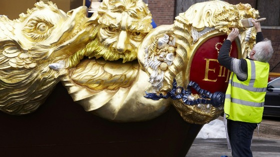 Close up Royal Barge