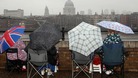 The rain is not enough to dampen some people's Jubilee spirit