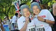 Central Park Celebrates Queen Elizabeth II's Diamond Jubilee With "The Great British Run" on 31 May