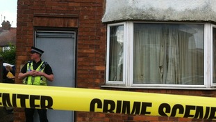 Police at a house on Burnholme Grove