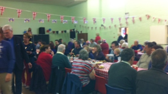 Tucking into a Jubilee picnic