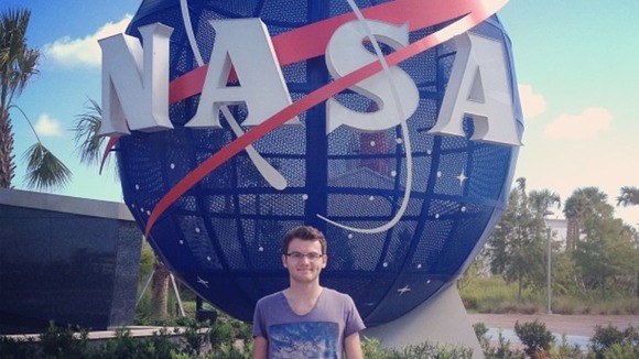 Stephen Sutton at Nasa Space Centre.
