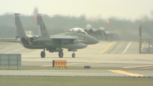 F15 aircraft at Lakenheath