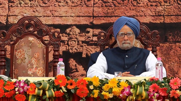 Dr. Manmohan Singh appears an isolated figure after Congress' election failure.