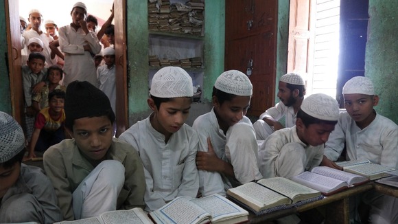 Schoolchildren in Tawali, an area that has seen religous violence in recent past.