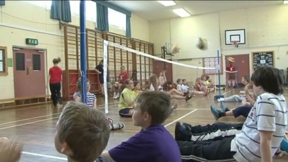 Sitting volleyball lessons