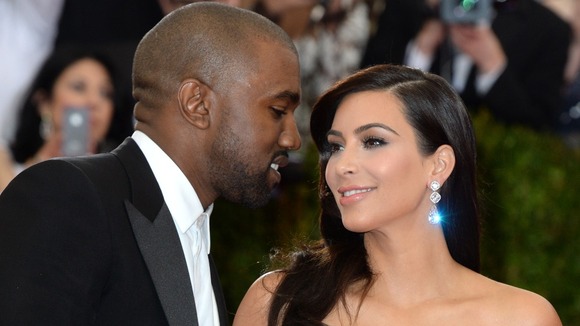 Kanye West and KIm Kardashian, aka Kimye.