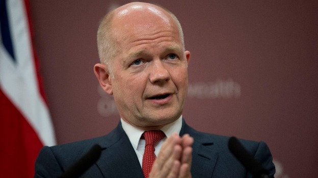 Foreign Secretary William Hague will attend a meeting with African leaders in Paris today.