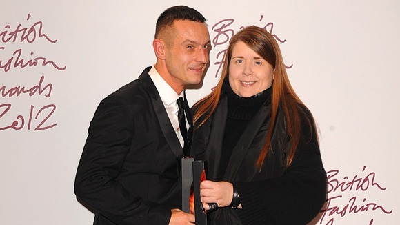 Louise Wilson at an awards ceremony in 2012