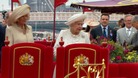 The Queen aboard the Spirit of Chartwell 