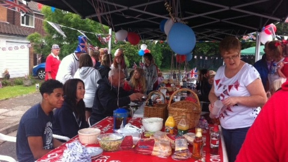 A street party in Ely for the Diamond Jubilee