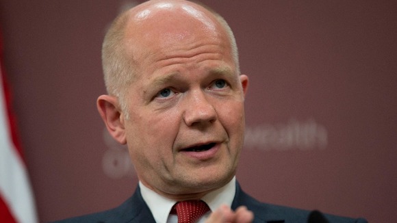 The Foreign Secretary William Hague