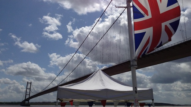 Union flag at Hessle
