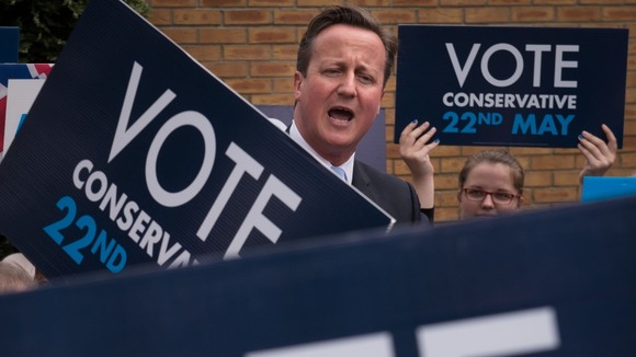 David Cameron will not have expected a good showing in the polls.