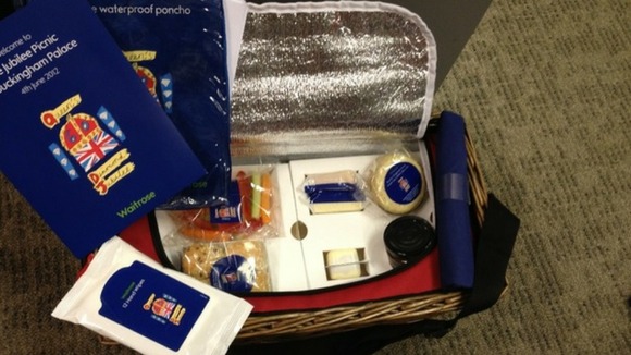 The Jubilee hamper for picnickers at Buckingham Palace
