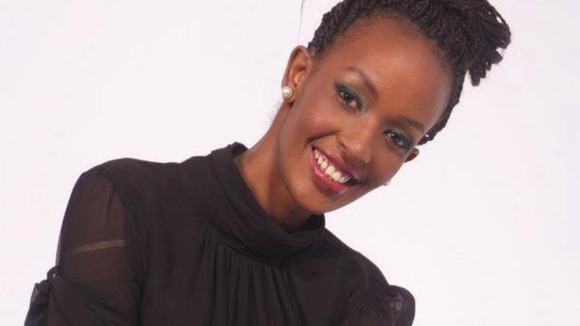 Former Miss Africa winner Linah Keza.