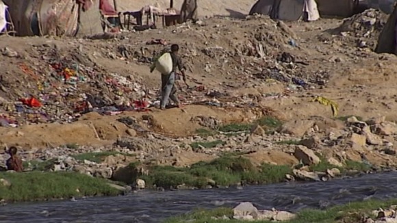 The area is the ideal breeding ground for the polio virus.