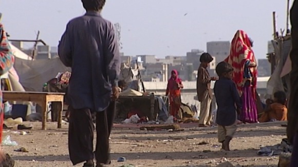 Karachi's poor are also at risk of polio.
